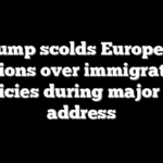 Trump scolds European nations over immigration policies during major UN address