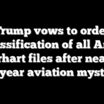 Trump vows to order declassification of all Amelia Earhart files after nearly 90-year aviation mystery