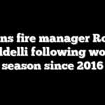 Twins fire manager Rocco Baldelli following worst season since 2016