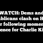 WATCH: Dems and Republicans clash on House floor following moment of silence for Charlie Kirk