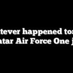 Whatever happened to: The Qatar Air Force One jet