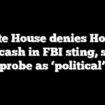 White House denies Homan took cash in FBI sting, slams probe as ‘political’