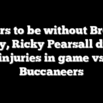 49ers to be without Brock Purdy, Ricky Pearsall due to injuries in game vs Buccaneers