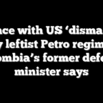 Alliance with US ‘dismantled’ by leftist Petro regime, Colombia’s former defense minister says