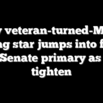 Army veteran-turned-MAGA rising star jumps into fiery GOP Senate primary as polls tighten