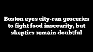 Boston eyes city-run groceries to fight food insecurity, but skeptics remain doubtful
