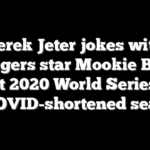 Derek Jeter jokes with Dodgers star Mookie Betts about 2020 World Series win in COVID-shortened season