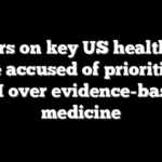 Doctors on key US health task force accused of prioritizing DEI over evidence-based medicine