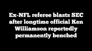 Ex-NFL referee blasts SEC after longtime official Ken Williamson reportedly permanently benched