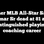 Former MLB All-Star Sandy Alomar Sr dead at 81 after distinguished playing, coaching career