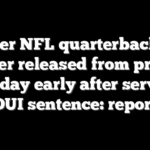 Former NFL quarterback Jay Cutler released from prison one day early after serving DUI sentence: report