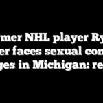 Former NHL player Ryan Kesler faces sexual conduct charges in Michigan: reports
