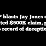 GOP blasts Jay Jones over disputed $500K claim, points to record of deception