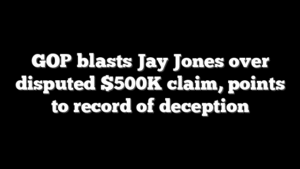 GOP blasts Jay Jones over disputed $500K claim, points to record of deception