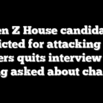 Gen Z House candidate indicted for attacking ICE officers quits interview after being asked about charges