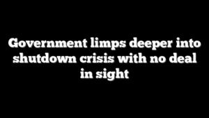 Government limps deeper into shutdown crisis with no deal in sight