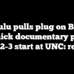 Hulu pulls plug on Bill Belichick documentary project amid 2-3 start at UNC: reports