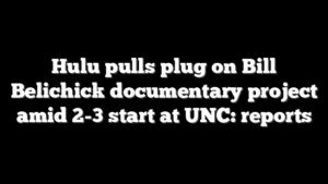 Hulu pulls plug on Bill Belichick documentary project amid 2-3 start at UNC: reports