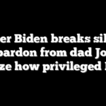Hunter Biden breaks silence on pardon from dad Joe: ‘I realize how privileged I am’