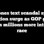 Jay Jones text scandal sparks donation surge as GOP group pours millions more into VA race