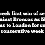 Jets seek first win of season against Broncos as NFL returns to London for second consecutive week