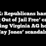 LOOK: Republicans hand out ‘Get Out of Jail Free’ cards mocking Virginia AG hopeful Jay Jones’ scandals