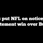 Lions put NFL on notice with statement win over Bucs