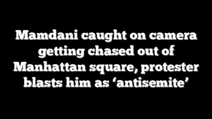 Mamdani caught on camera getting chased out of Manhattan square, protester blasts him as ‘antisemite’