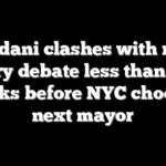 Mamdani clashes with rivals in fiery debate less than three weeks before NYC chooses next mayor