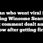 Man who went viral for heckling Winsome Sears with racist comment dealt another blow after getting fired
