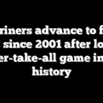 Mariners advance to first ALCS since 2001 after longest winner-take-all game in MLB history