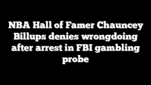 NBA Hall of Famer Chauncey Billups denies wrongdoing after arrest in FBI gambling probe