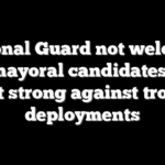 National Guard not welcome: NYC mayoral candidates come out strong against troop deployments