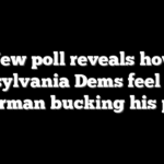 New poll reveals how Pennsylvania Dems feel about Fetterman bucking his party