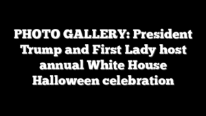 PHOTO GALLERY: President Trump and First Lady host annual White House Halloween celebration