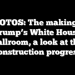 PHOTOS: The making of Trump’s White House ballroom, a look at the construction progress
