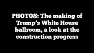 PHOTOS: The making of Trump’s White House ballroom, a look at the construction progress