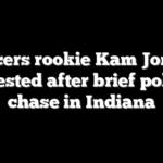 Pacers rookie Kam Jones arrested after brief police chase in Indiana