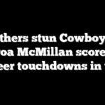 Panthers stun Cowboys as Tetairoa McMillan scores first career touchdowns in win
