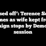 ‘Pissed off’: Terence Sears fumes as wife kept from campaign stops by Democratic session