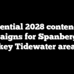 Potential 2028 contender campaigns for Spanberger in key Tidewater area
