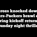Referees knocked down as Steelers-Packers brawl erupts during kickoff return in Sunday night thriller