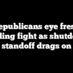 Republicans eye fresh funding fight as shutdown standoff drags on