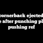 Rice cornerback ejected from game after punching player, pushing ref