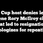 Ryder Cup host denies leading obscene Rory McIlroy chants that led to resignation, apologizes for repeating
