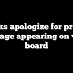 Sharks apologize for pro-ICE message appearing on video board