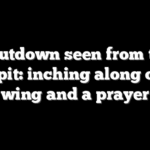 Shutdown seen from the pulpit: inching along on a wing and a prayer