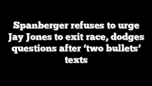 Spanberger refuses to urge Jay Jones to exit race, dodges questions after ‘two bullets’ texts