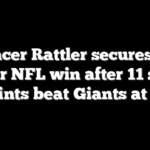 Spencer Rattler secures first career NFL win after 11 starts as Saints beat Giants at home