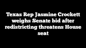 Texas Rep Jasmine Crockett weighs Senate bid after redistricting threatens House seat